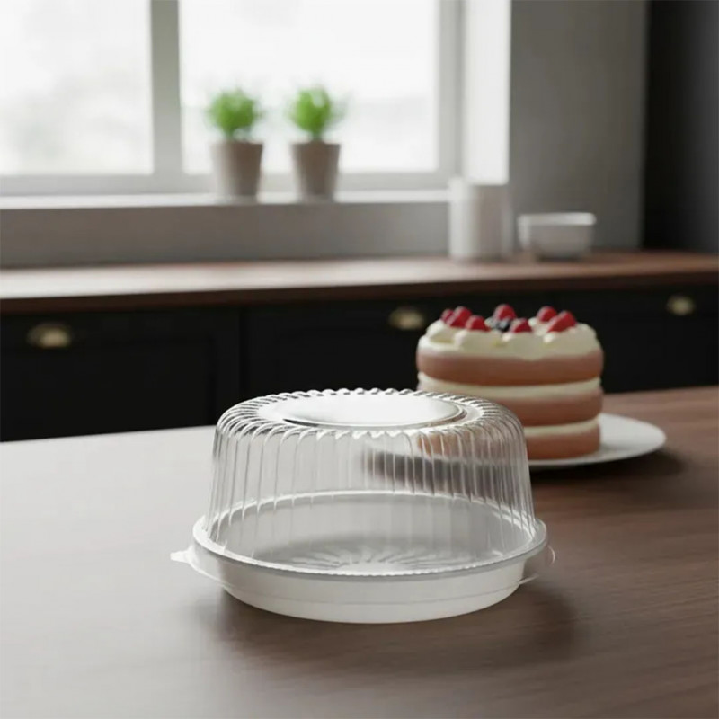 EMBALAGEM PARA BOLO/TORTA 18CMX8,5CM PRETA ALTA GALVANOTEK CX C/ 100UN (G35MA)