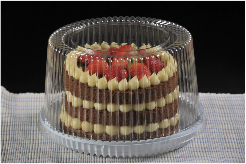 Embalagem P/ Bolos E Tortas 1,5kg G50mA C/ 50un Tampa Alta
