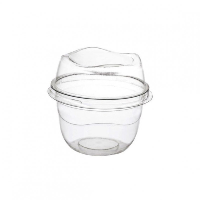 EMBALAGEM PARA MOUSSE 70 ML 7,9CMx5,9CM ACRÍLICO C/ TAMPA ALTA GALVANOTEK CX C/ 500 UN (G675) 