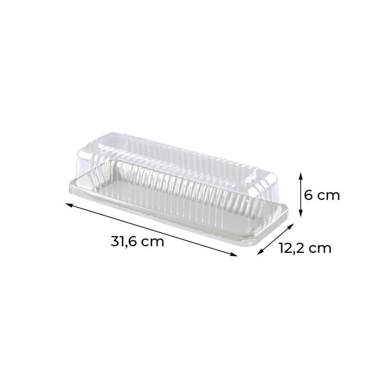 Embalagem Retangular Tampa Alta G63mm 100 Un Galvanotek