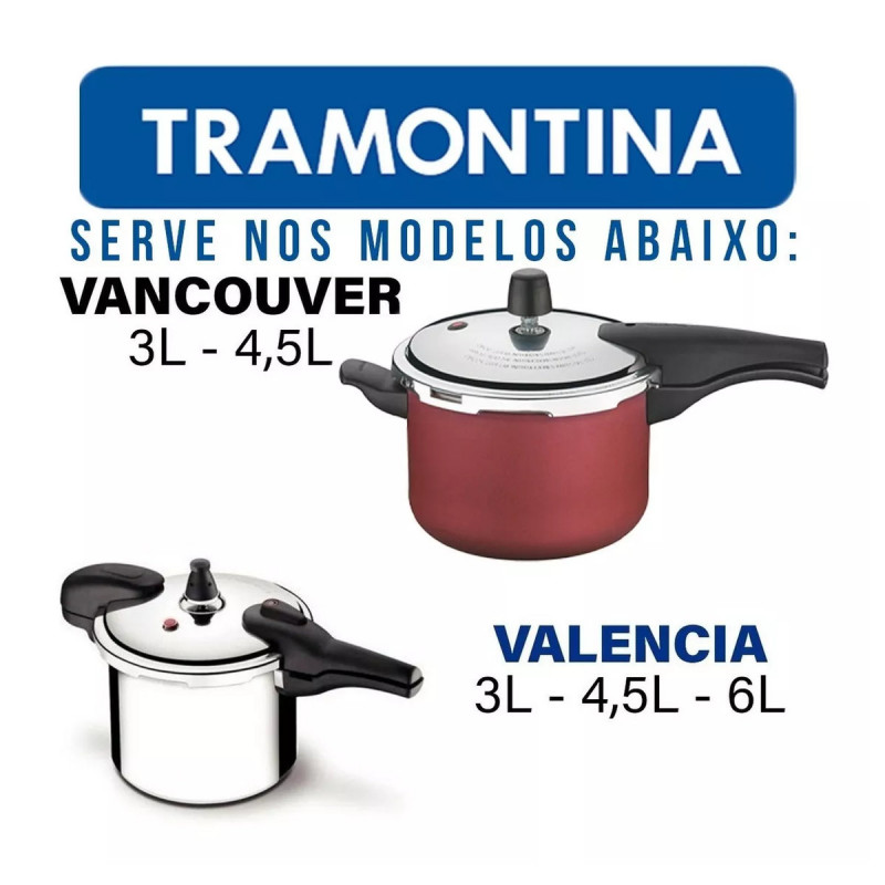Borracha Panela De Pressão Tramontina 20 Cm (4,5 L )