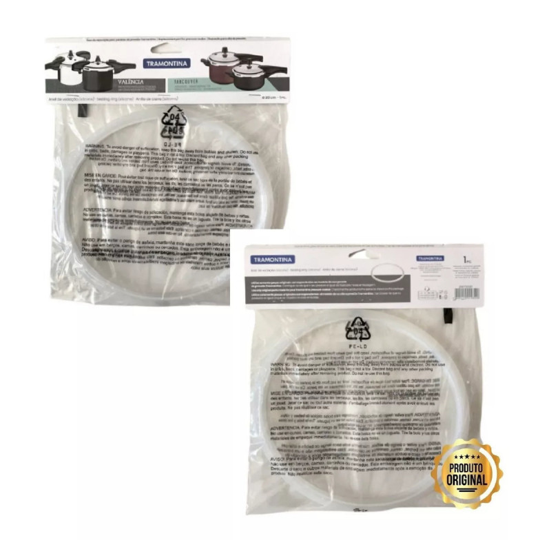 Borracha Panela De Pressão Tramontina 20 Cm (4,5 L )