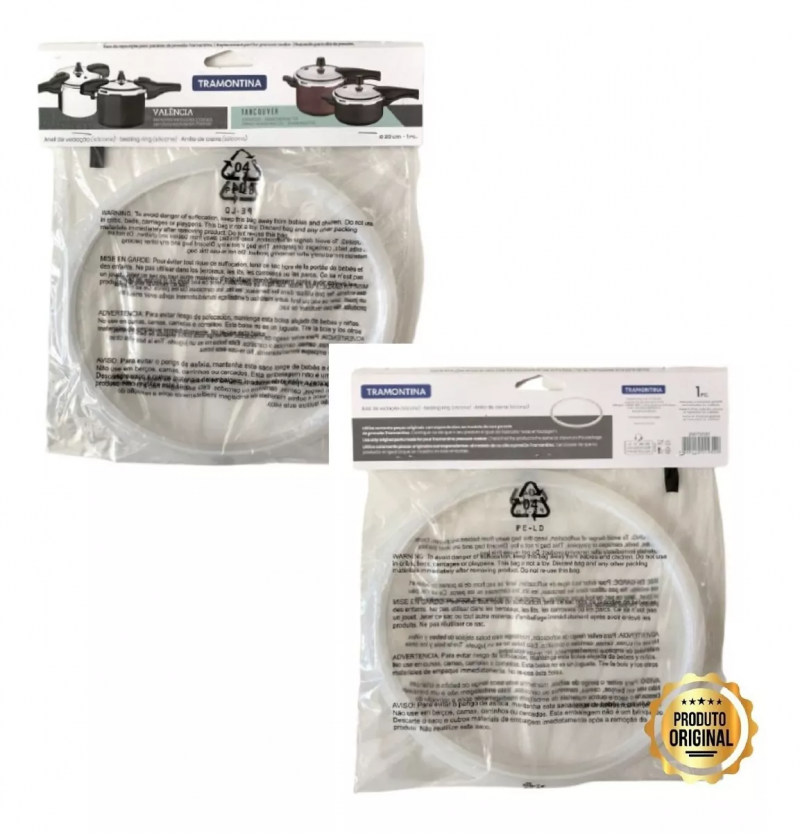 Borracha Panela De Pressão Tramontina 20 Cm (4,5 L )