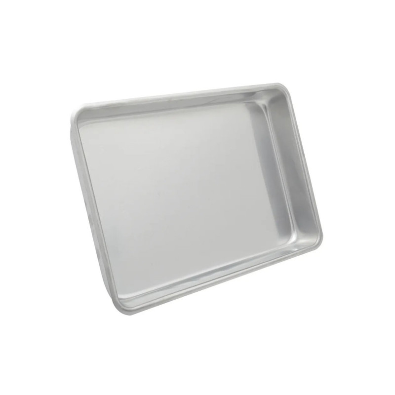 Assadeira Baixa Retangular N° 1 Em Alumínio 33x24x4 Ramos