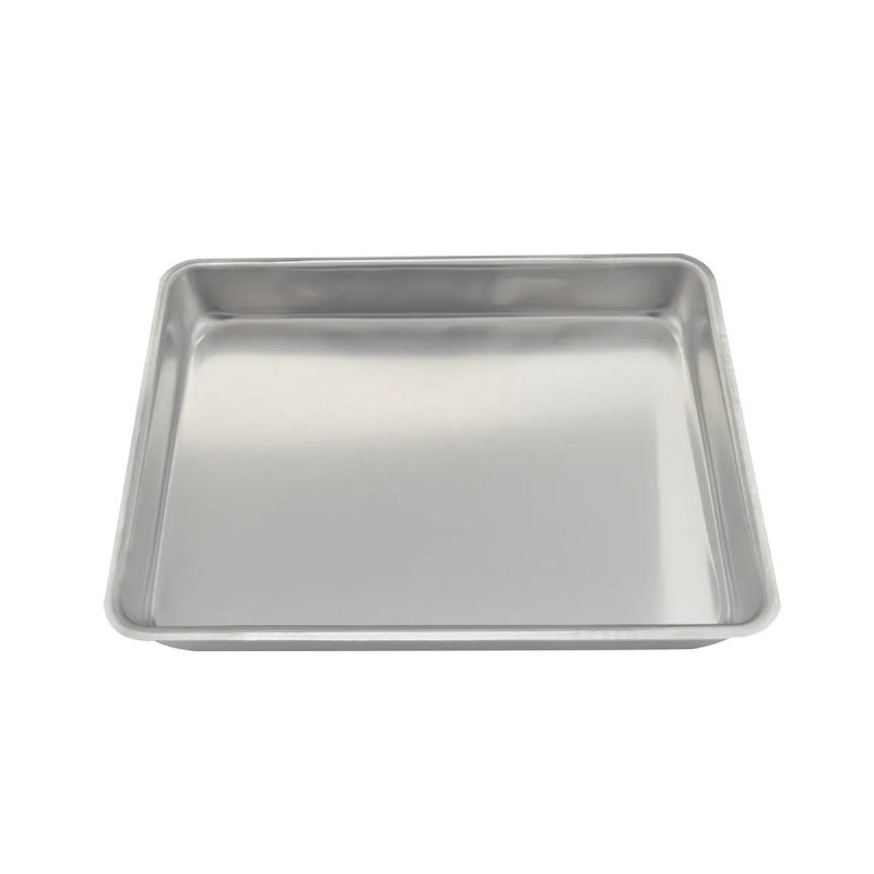 Assadeira Baixa Retangular N° 4 Em Alumínio 46x33x4,5 Ramos