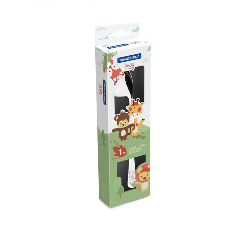 COLHER INFANTIL EM INOX CURVADA TRAMONTINA