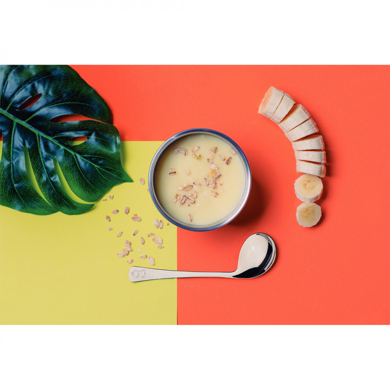 COLHER INFANTIL EM INOX CURVADA TRAMONTINA