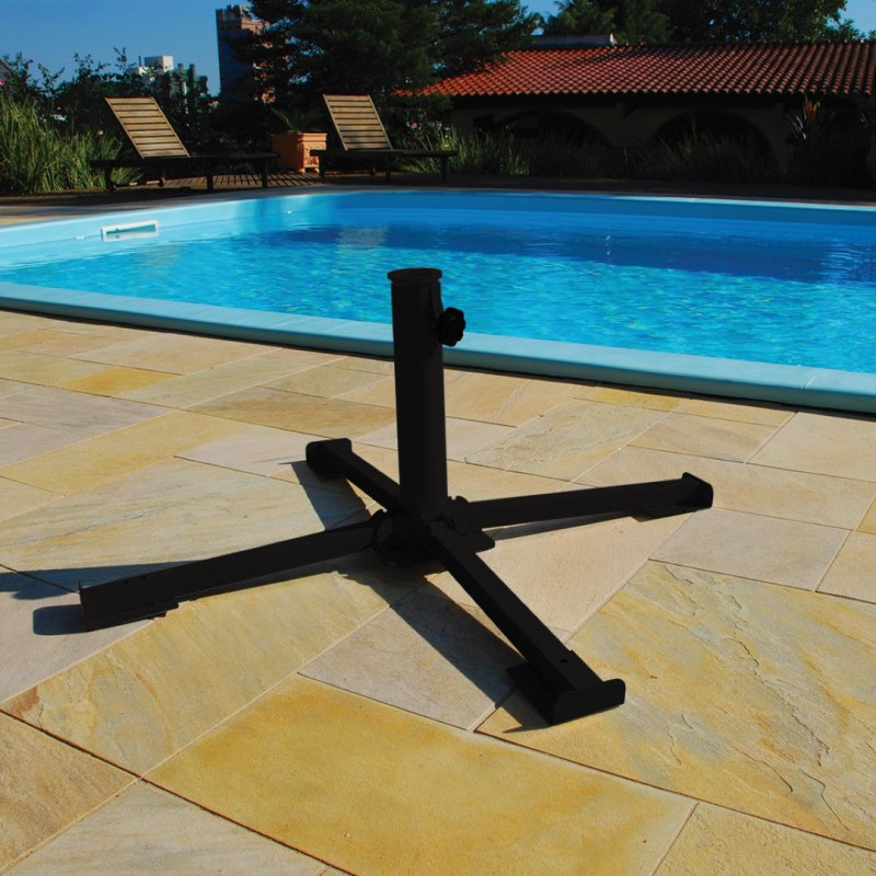 BASE DOBRAVEL PARA GUARDA SOL E OMBRELONE MOR - 1 UNIDADE