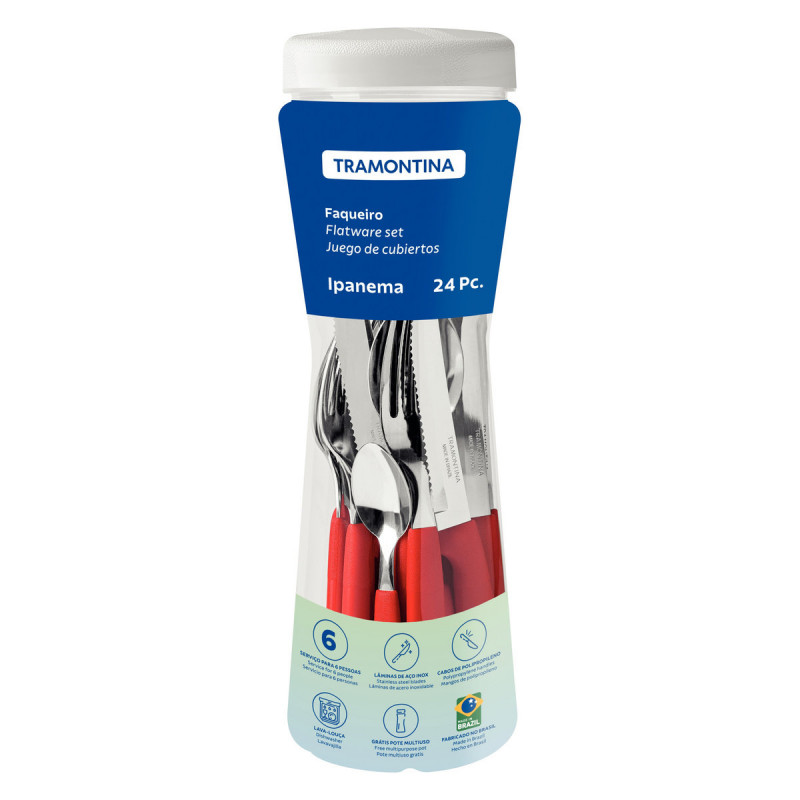 Jg Talheres Ipanema 24 Pç Tramontina - 23399/791 Vm C/ 24 Un
