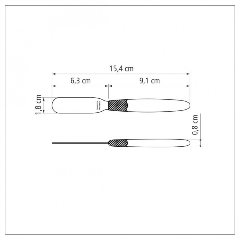 ESPATULA PARA MANTEIGA AZUL IPANEMA TRAMONTINA