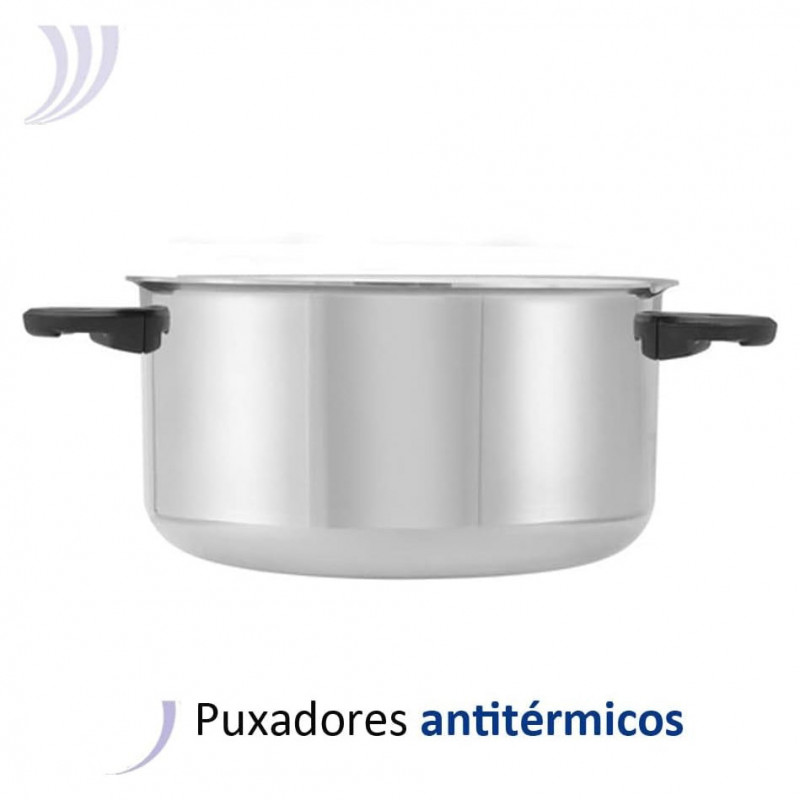 Panela Meia Pressão Banho Maria em Alumínio  N° 22 Ramos