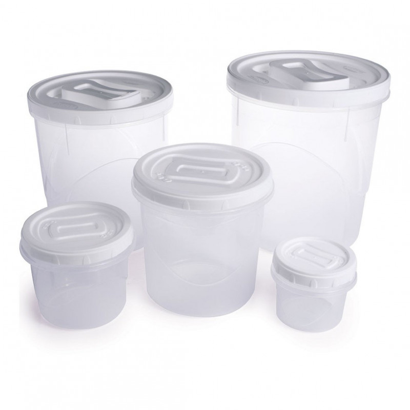JOGO POTES CLIC ROSCA 5 PCS PLASUTIL - 4972 UN COM 5 UN
