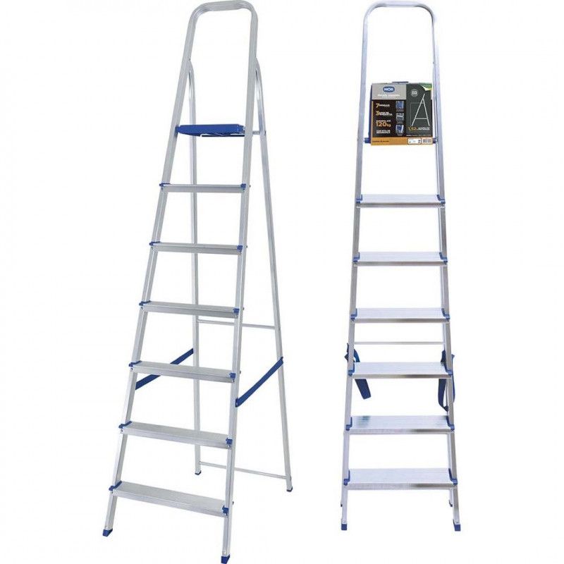 ESCADA ALUMINIO 7 DEGRAUS MOR