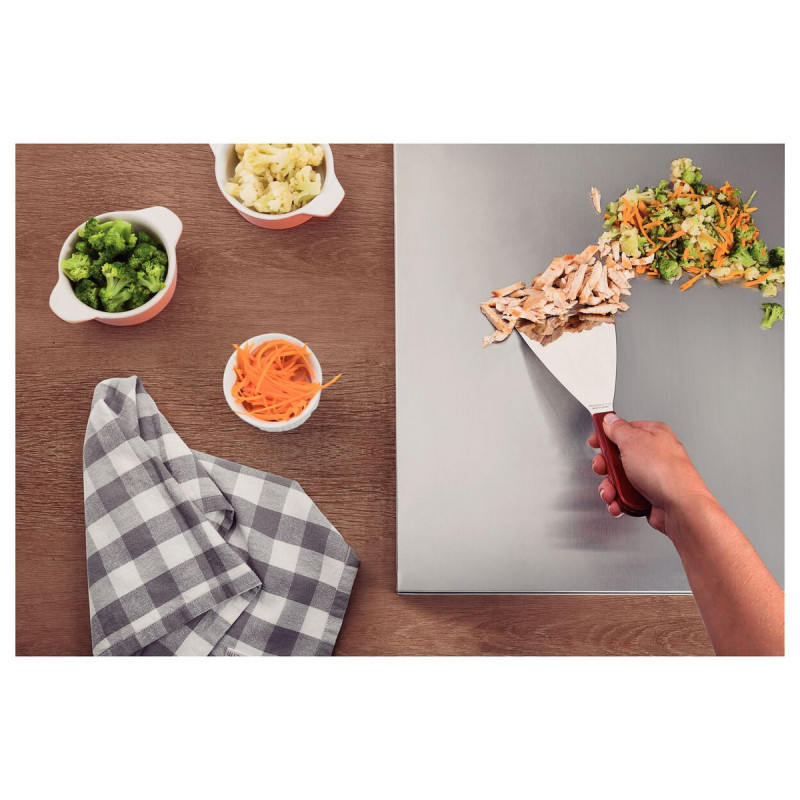 Espatula Raspador Inox 5 Polywood Vermelho Tramontina