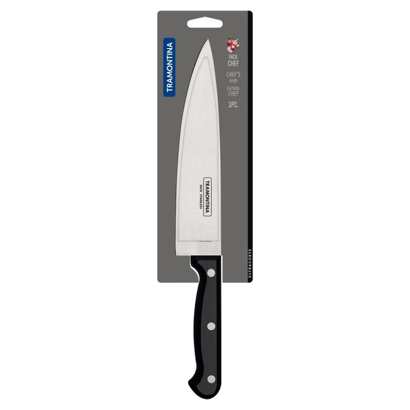 Faca Carne Churrasco Inox 8 Polegadas Ultracorte Tramontina