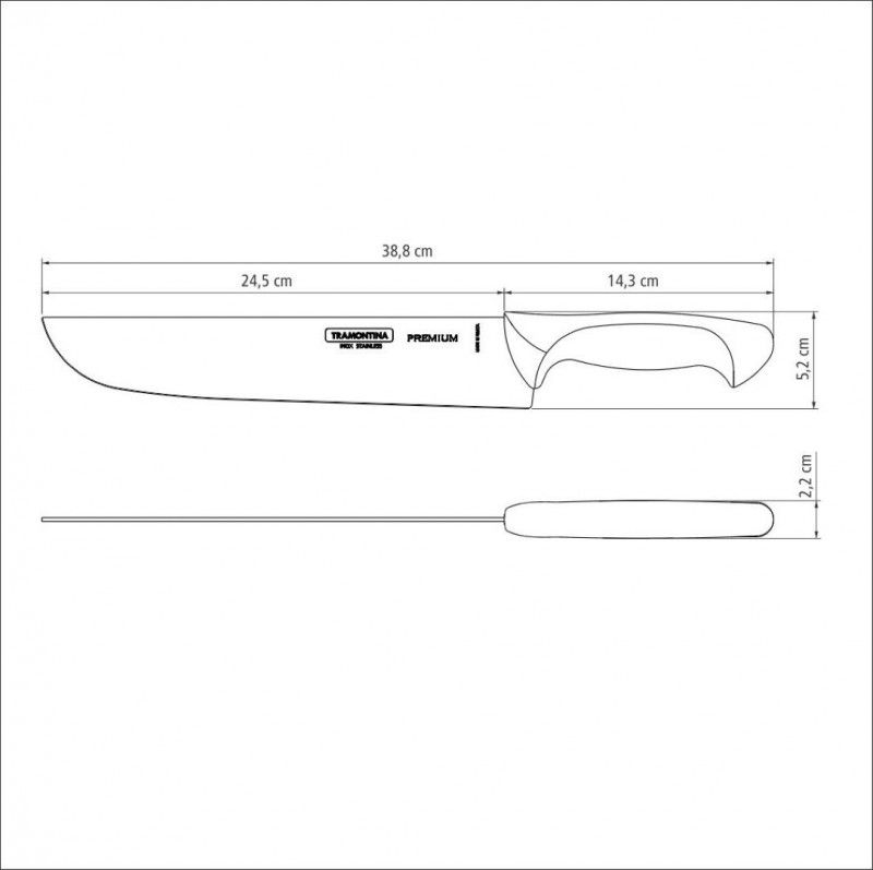 FACA CHEF PARA CARNE PREMIUM 10" TRAMONTINA