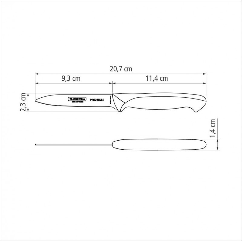 FACA PARA LEGUMES PREMIUM 4" TRAMONTINA