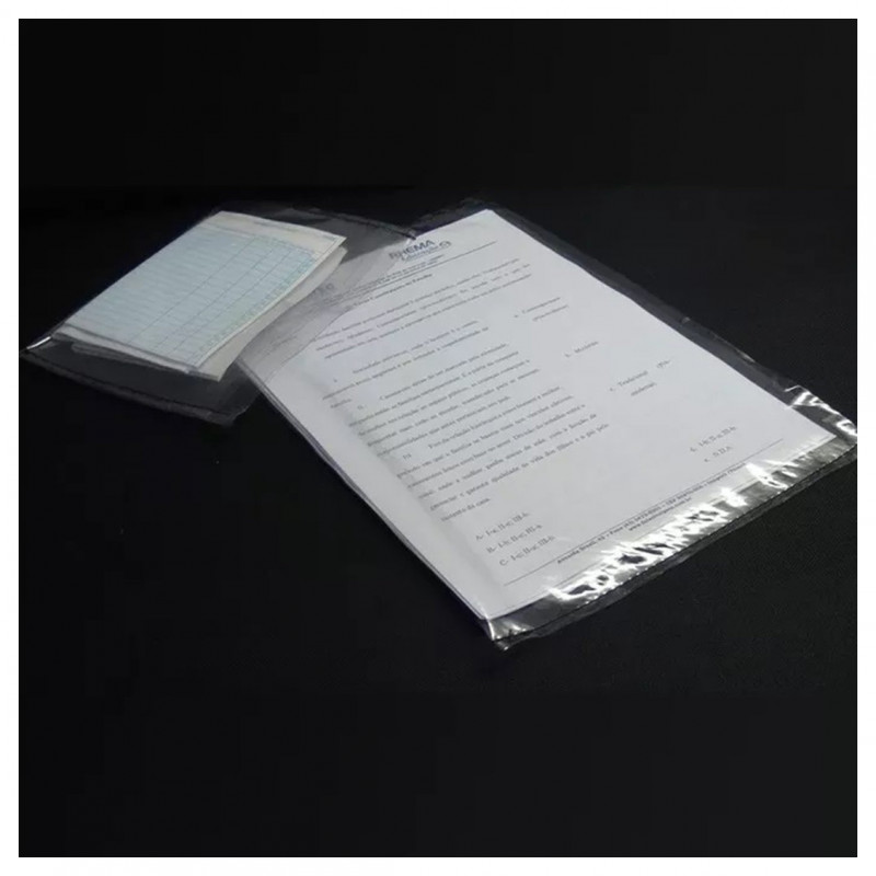 Saco Plástico Transparente BD 23x45x0,06 Aprox 160un 1 Kg