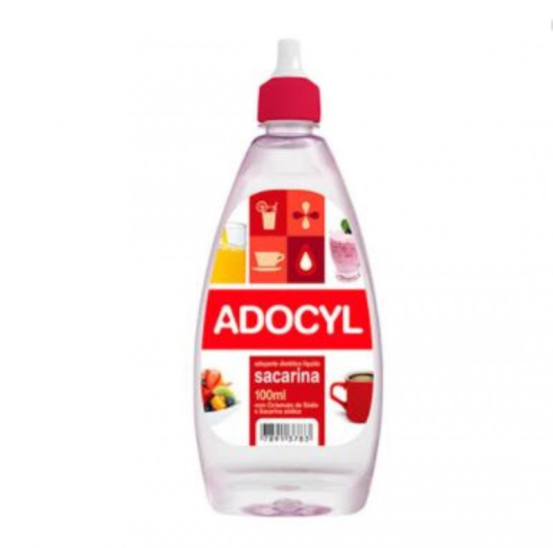 ADOCANTE LIQ ADOCYL 100 ML - SACARINA UN COM 1 UN