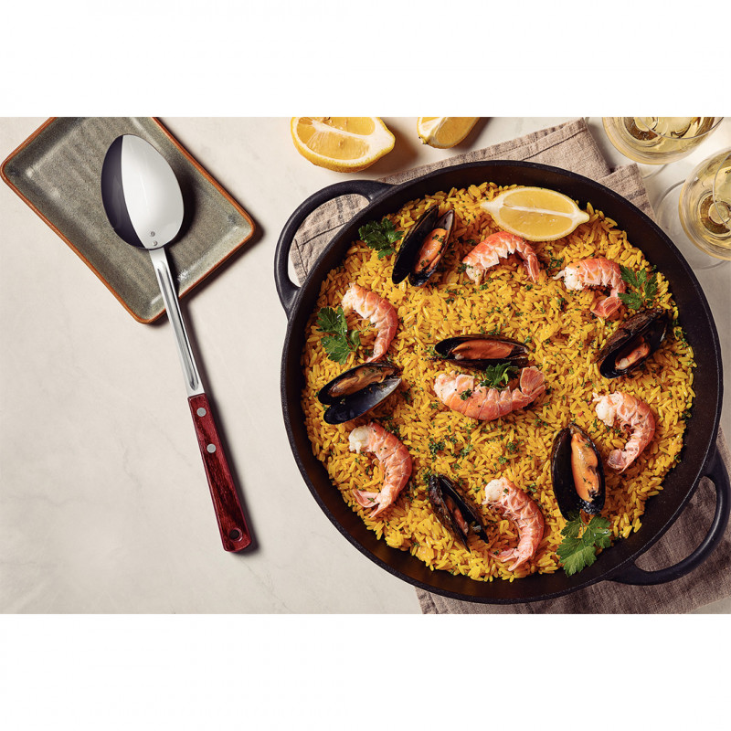 COLHER PARA ARROZ VERMELHO POLYWOOD TRAMONTINA