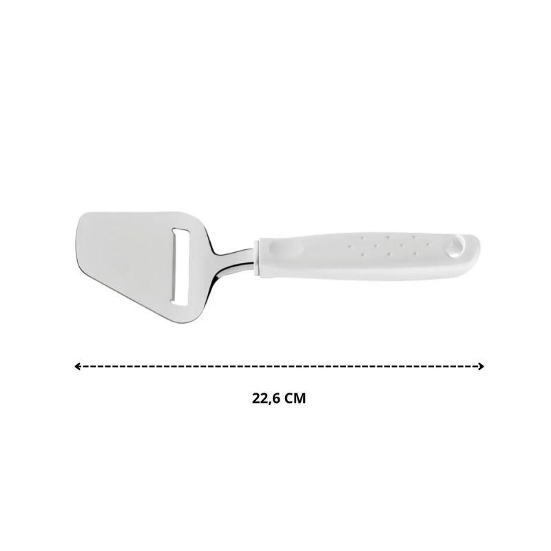 Cortador De Queijo Tramontina Utilitá Em Aço Inox Branco