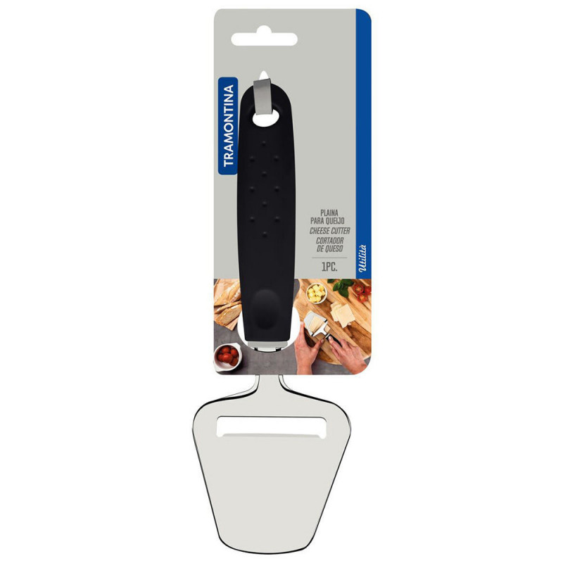 Cortador De Queijo Tramontina Utilitá Em Aço Inox Preto