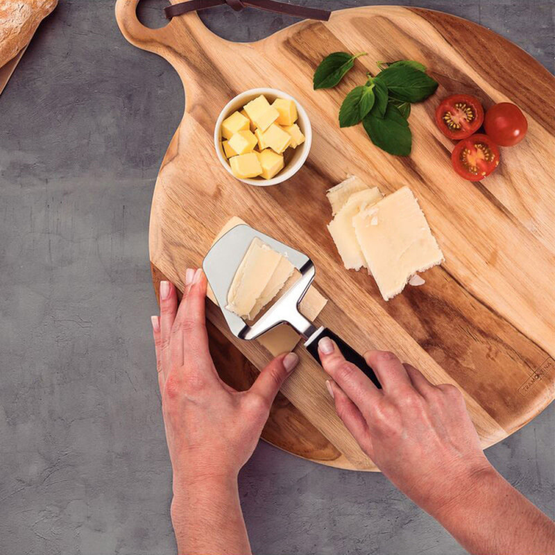 Cortador De Queijo Tramontina Utilitá Em Aço Inox Preto