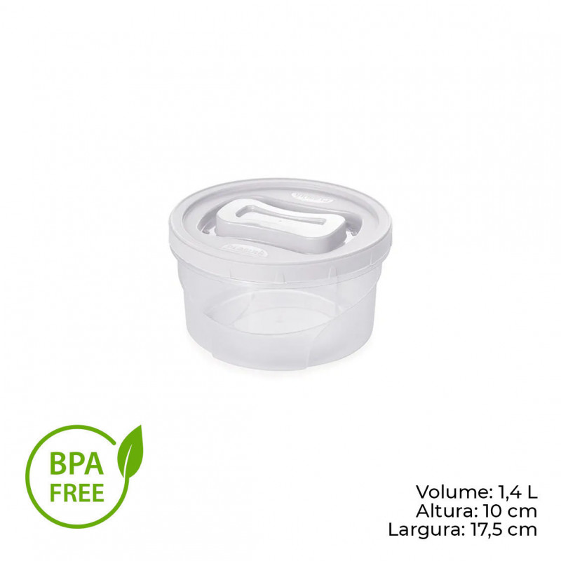 POTE CLIC ROSCA 1,4 LITROS PLASÚTIL (2833)