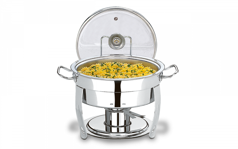 Rechaud Inox Redondo Banho Maria 5 Litros Savoy Brinox