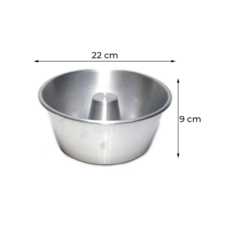 Forma Para Pudim Em Alumínio 22 Cm Ramos