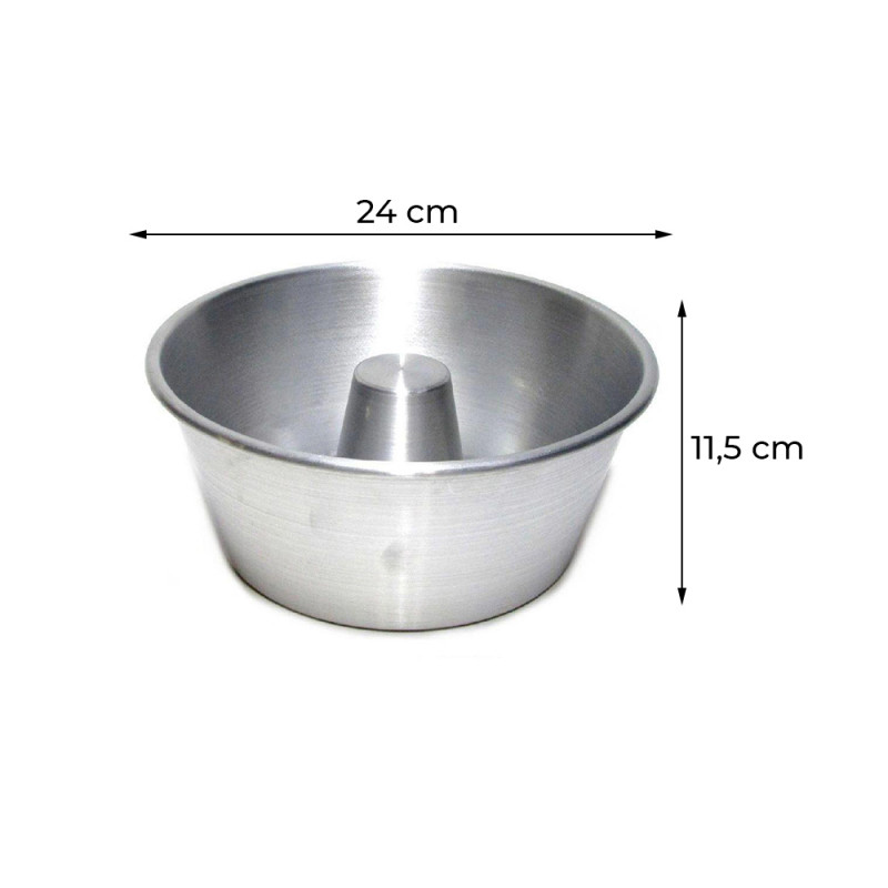 Forma Para Pudim Em Alumínio 24 Cm Ramos