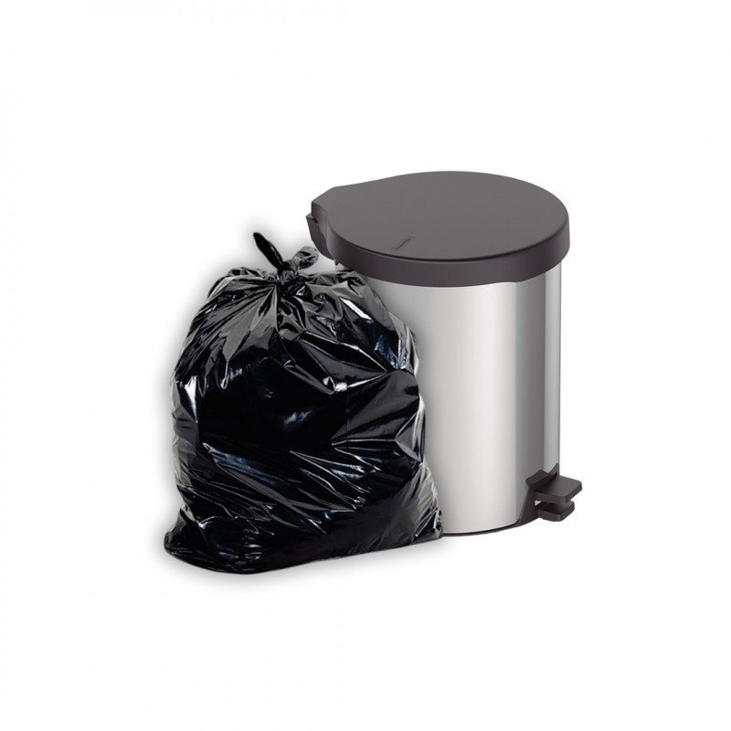 SACO DE LIXO 20 LITROS 41X58X005 MULTIPACK - PRETO C/ 100 UN