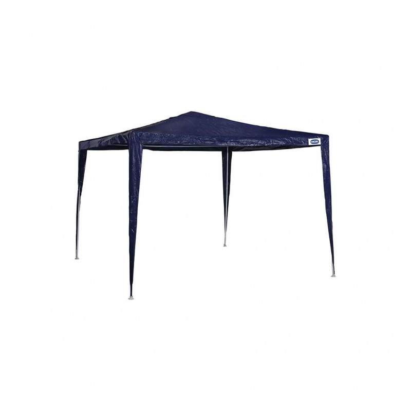 Tenda Gazebo Ráfia Desmontável Em Aço 3x3 Mts Azul Mor