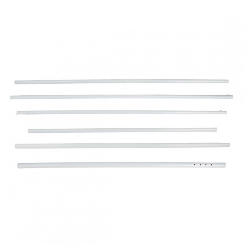 Tenda Gazebo Ráfia Desmontável Em Aço 3x3 Mts Azul Mor