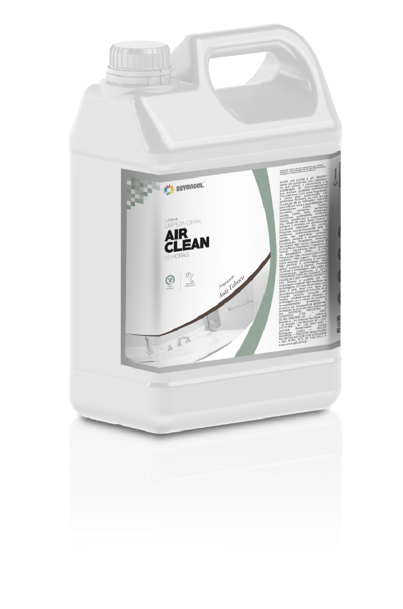 AIR CLEAN 5 LITROS SEVENGEL ANTI-TABACO CX C/ 4 UN (5220)