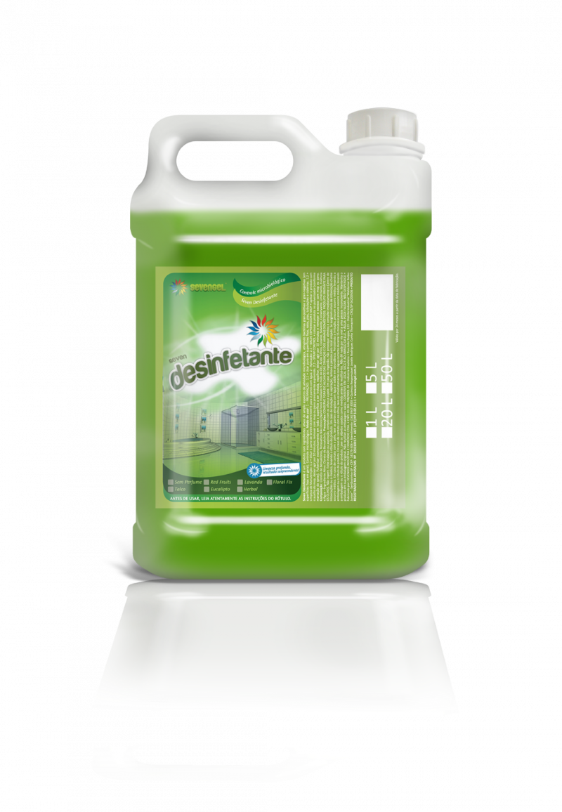 DESINFETANTE 5 LITROS PRONTO USO EUCALIPTO SEVENGEL C/ 1 UN (5269)