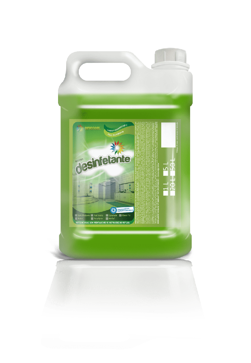 DESINFETANTE 5 LITROS PRONTO USO EUCALIPTO SEVENGEL C/ 1 UN (5269)