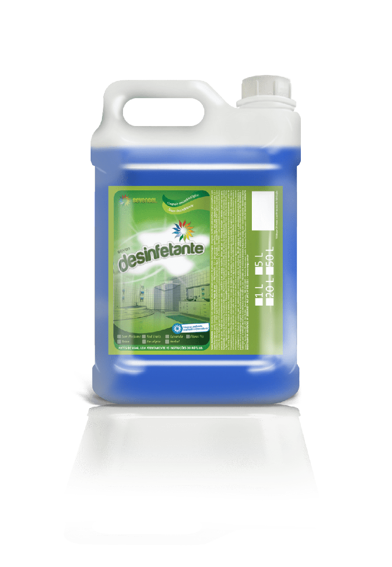 DESINFETANTE 5 LITROS PRONTO USO FLORAL SEVENGEL C/ 1 UN (5271)