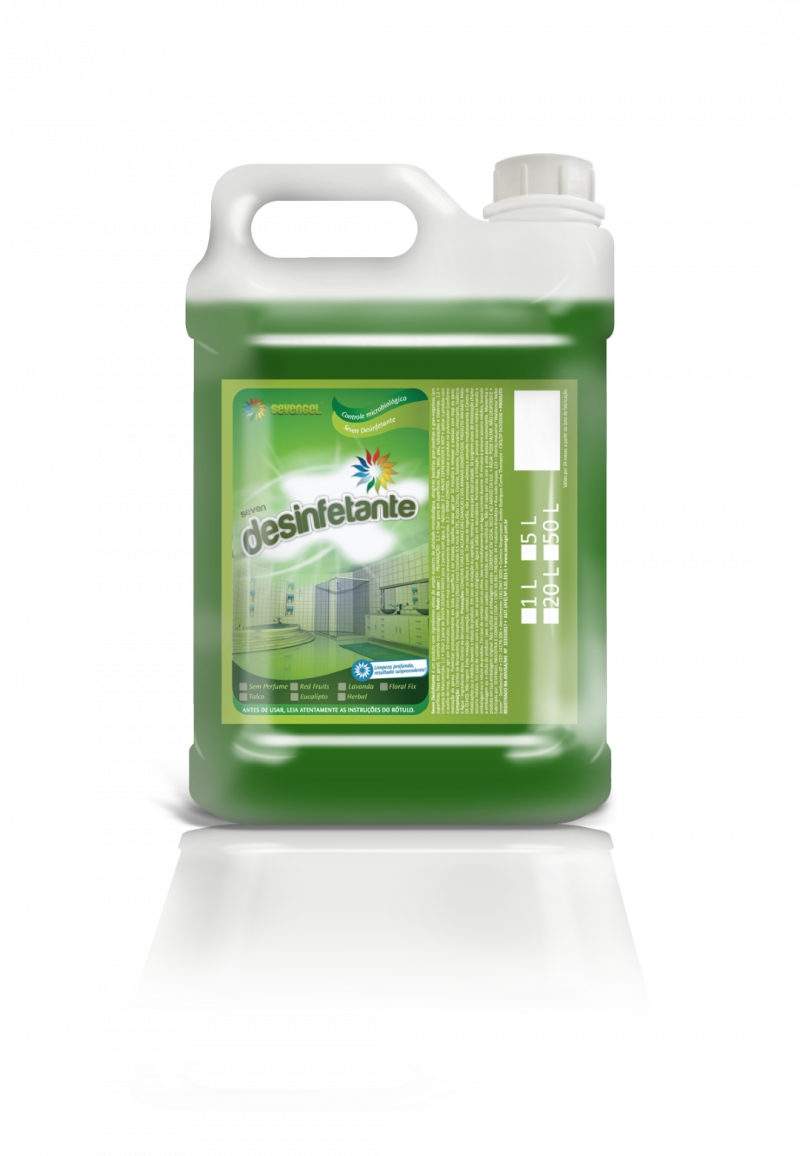 DESINFETANTE 5 LITROS PRONTO USO HERBAL SEVENGEL C/ 1 UN (5273)