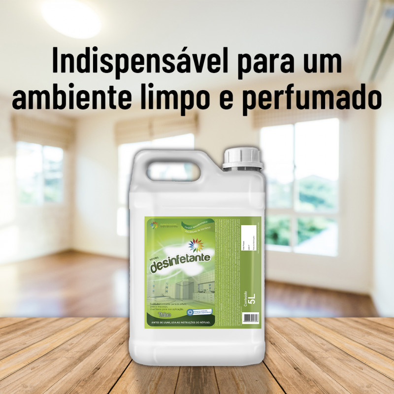 DESINFETANTE 5 LITROS PRONTO USO TALCO SEVENGEL CX C/ 4 UN (5280)