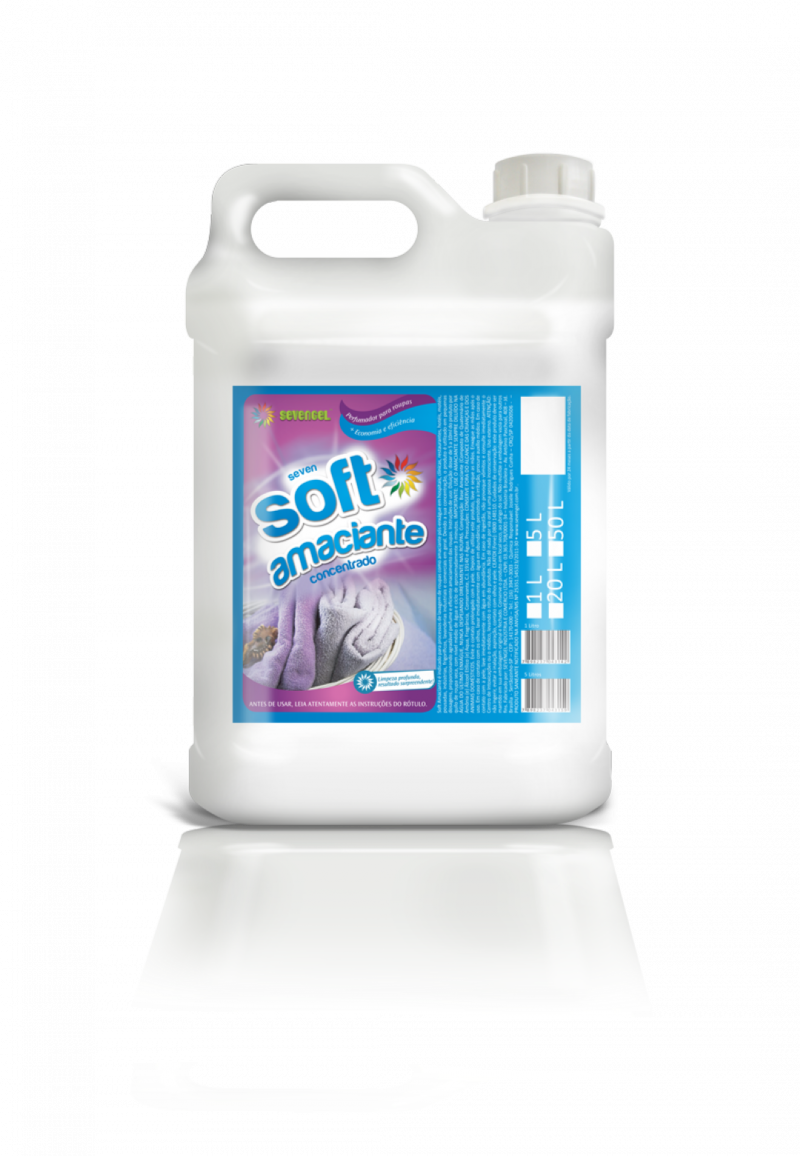 AMACIANTE 5 LITROS SOFT SEVENGEL C/ 1 UN (5430)