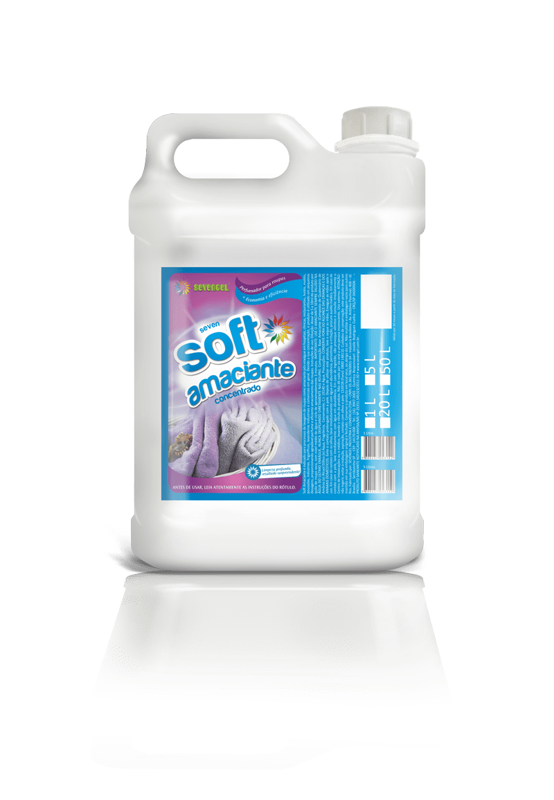 AMACIANTE 5 LITROS SOFT SEVENGEL CX C/ 4 UN (5430)