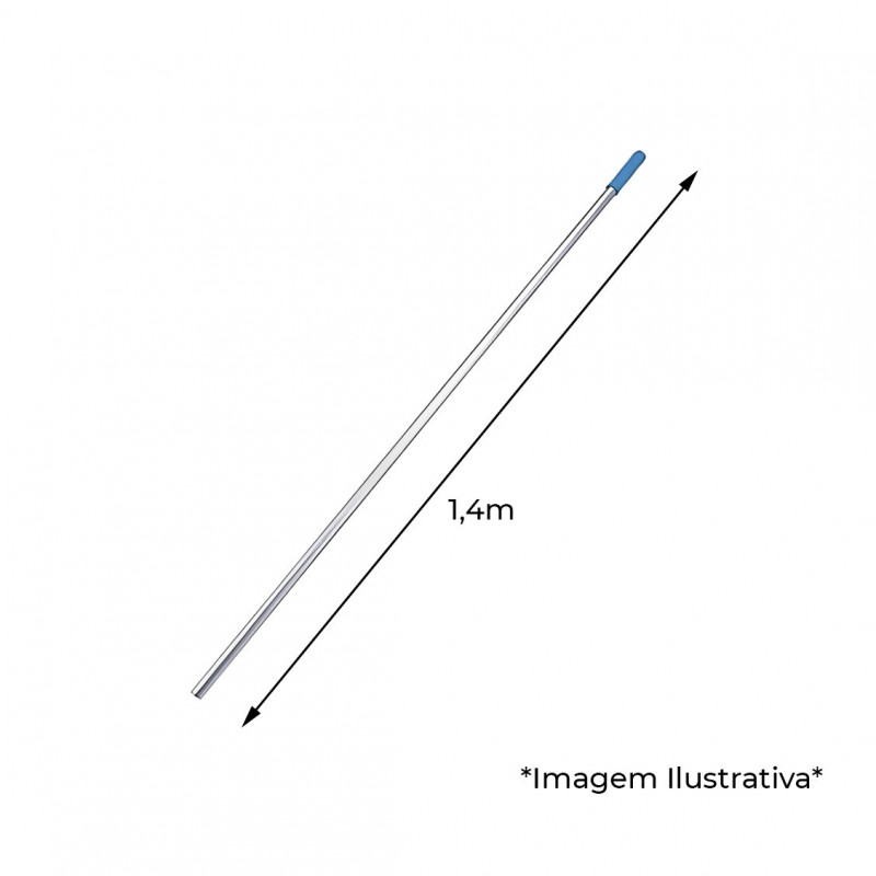 CABO DE ALUMÍNIO 1,40MX24MM S/ ROSCA BRALIMPIA (CL140)
