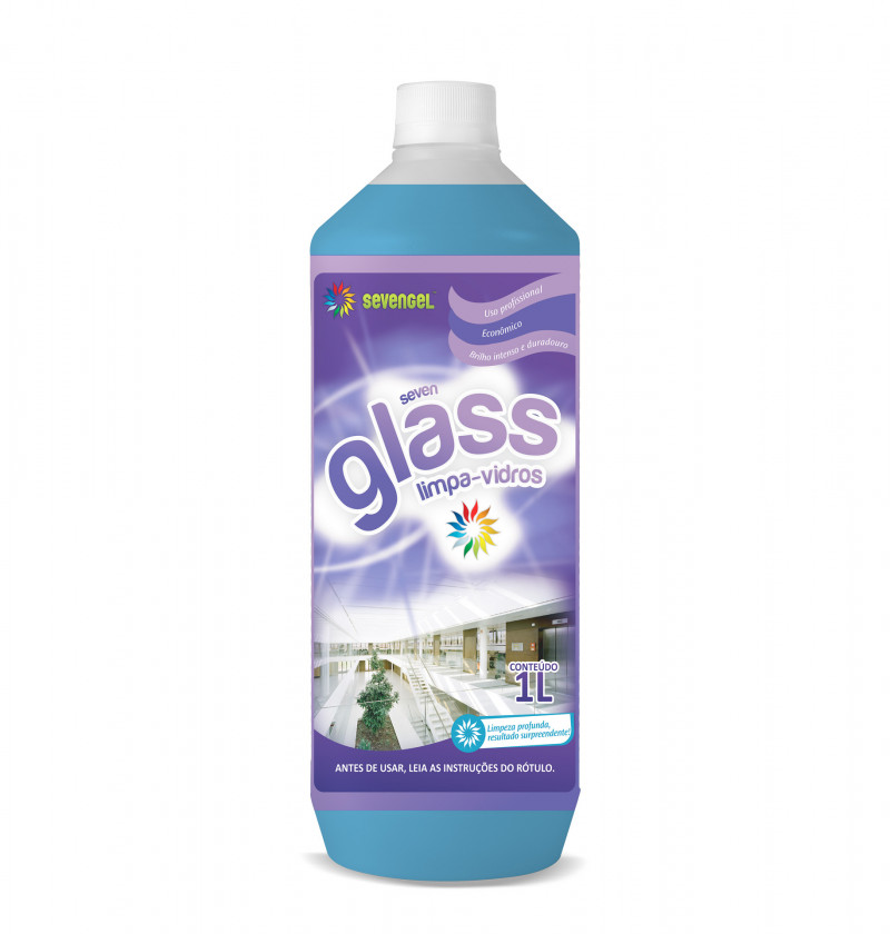 LIMPA VIDRO 1 LITRO GLASS SEVENGEL C/ 1 UN  (5493)