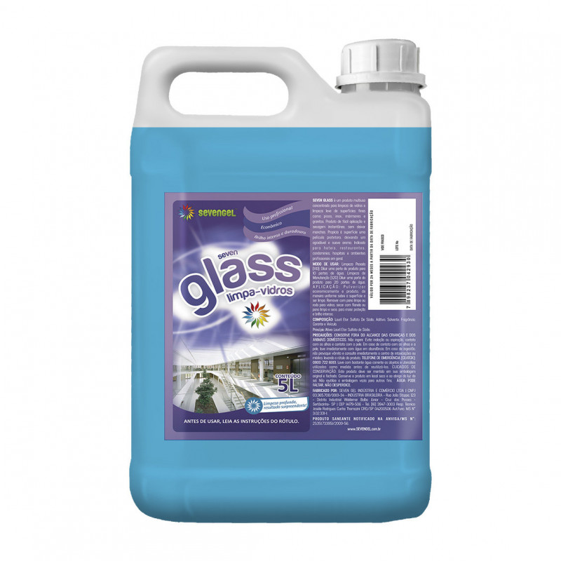 Limpa Vidros 5 Litros Glass Sevengel
