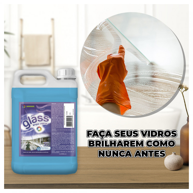 Limpa Vidros 5 Litros Glass Sevengel