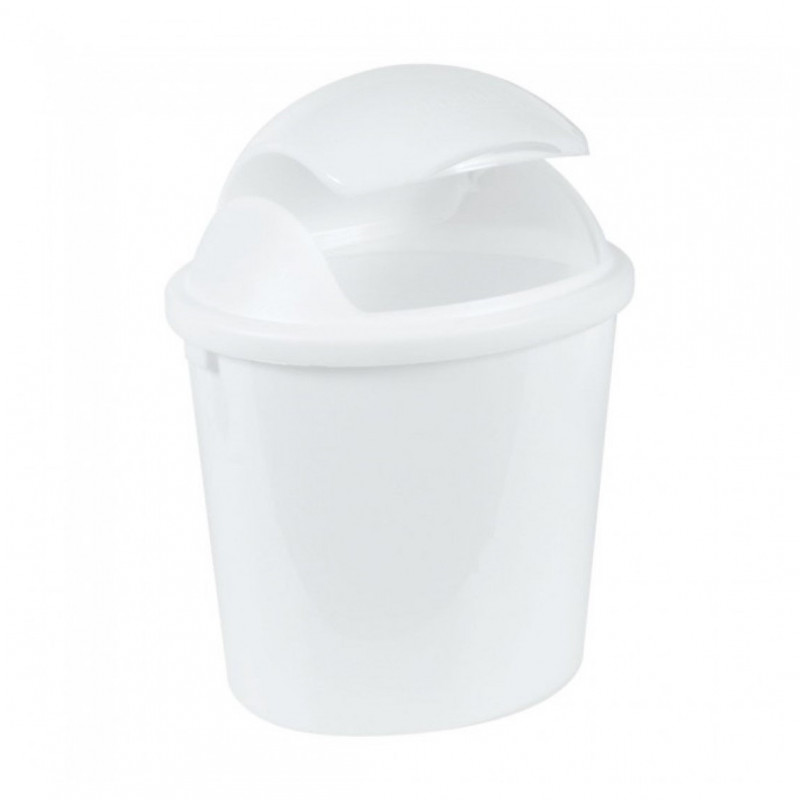 LIXEIRA BASCULANTE 3,7 LITROS BRANCA PLASUTIL (2464)