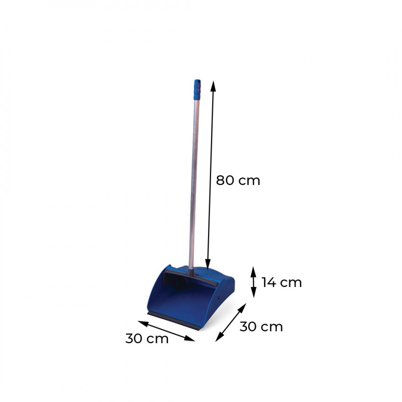 PÁ DE LIXO PLÁSTICA POP AZUL BRALIMPIA (PP555)