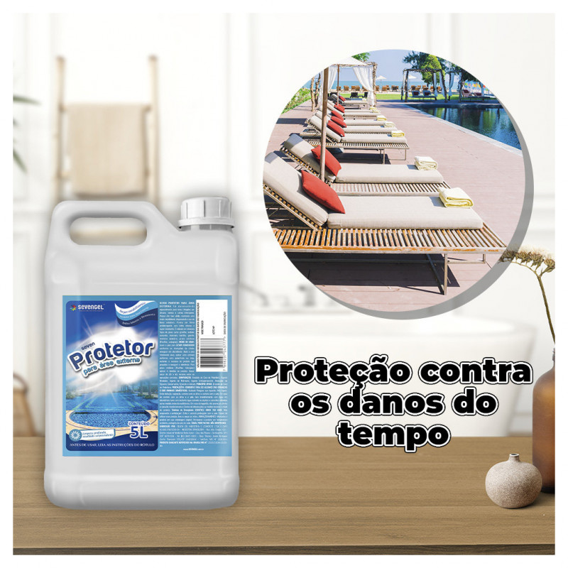 PROTETOR DE PISO 5 LITROS AREA EXTERNA SEVENGEL CX C/ 4 UN (5599)