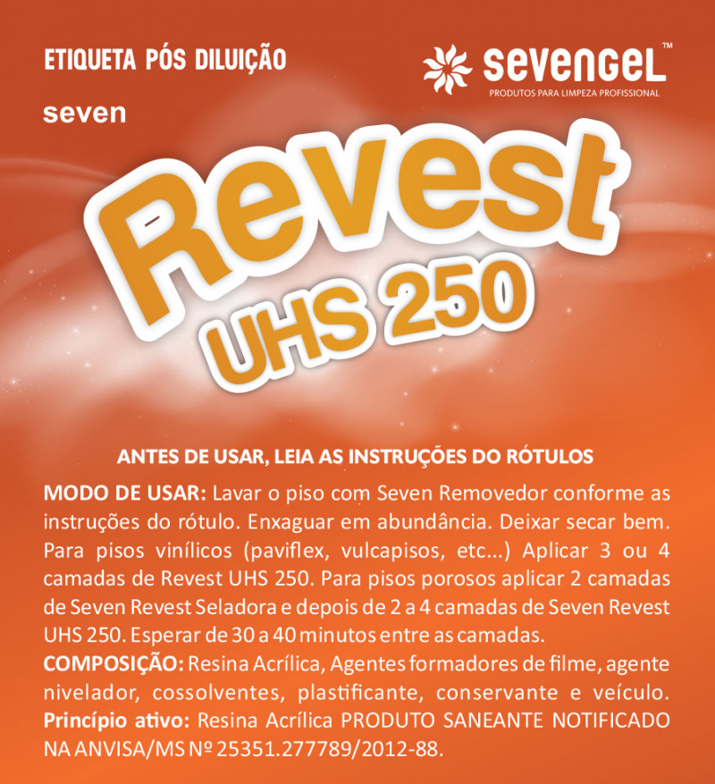 PROTETOR DE PISO 5 LITROS UHS250 REVEST SEVENGEL C/ 1 UN (5627)